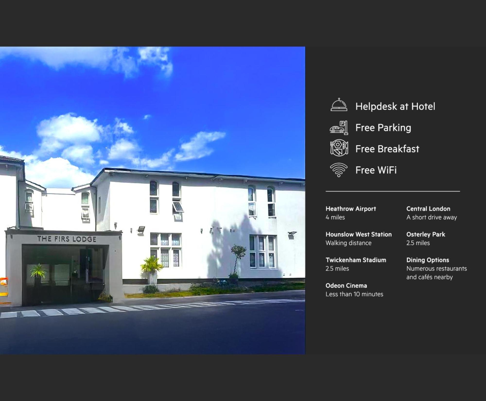 Oyo Firs Lodge London Heathrow Hounslow Exteriör bild